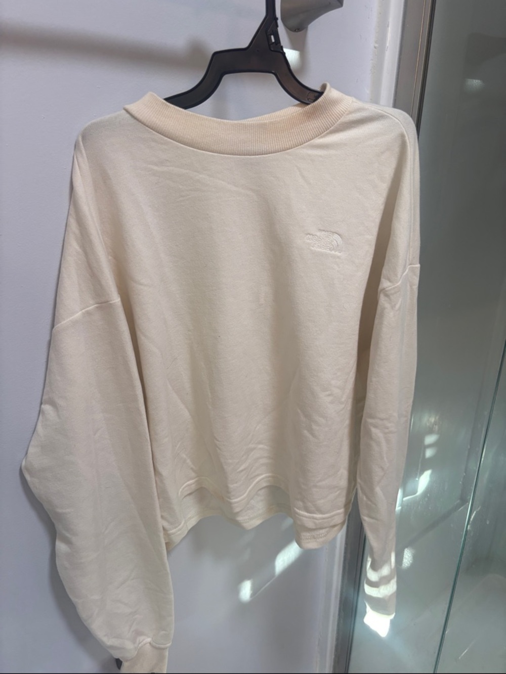 The North Face Women's Off-White Crewneck Sweatshirt